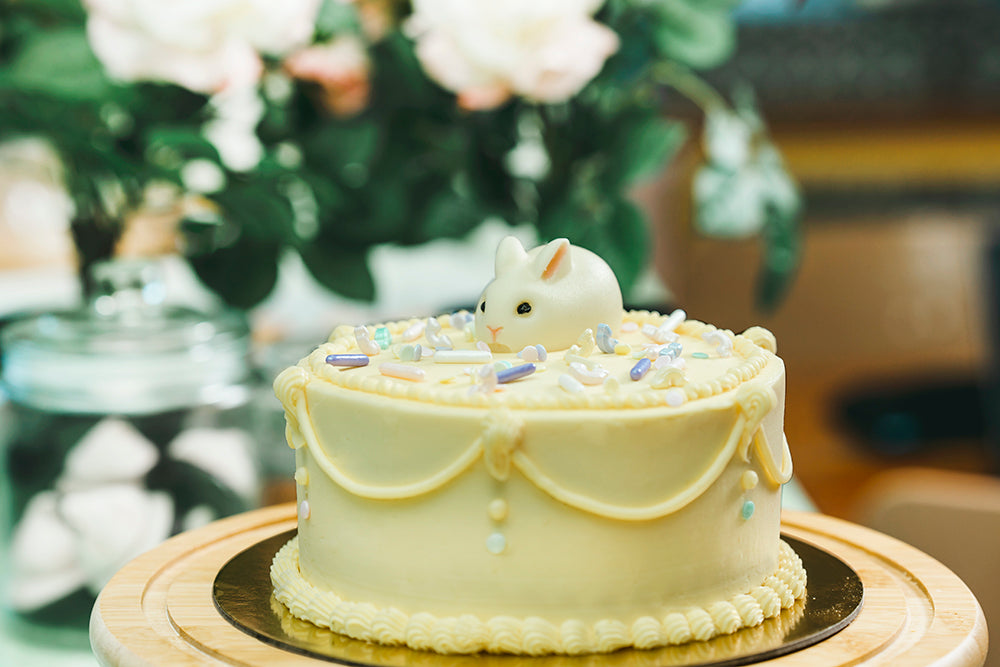 Lemon Poppy Seed Bunny Cake