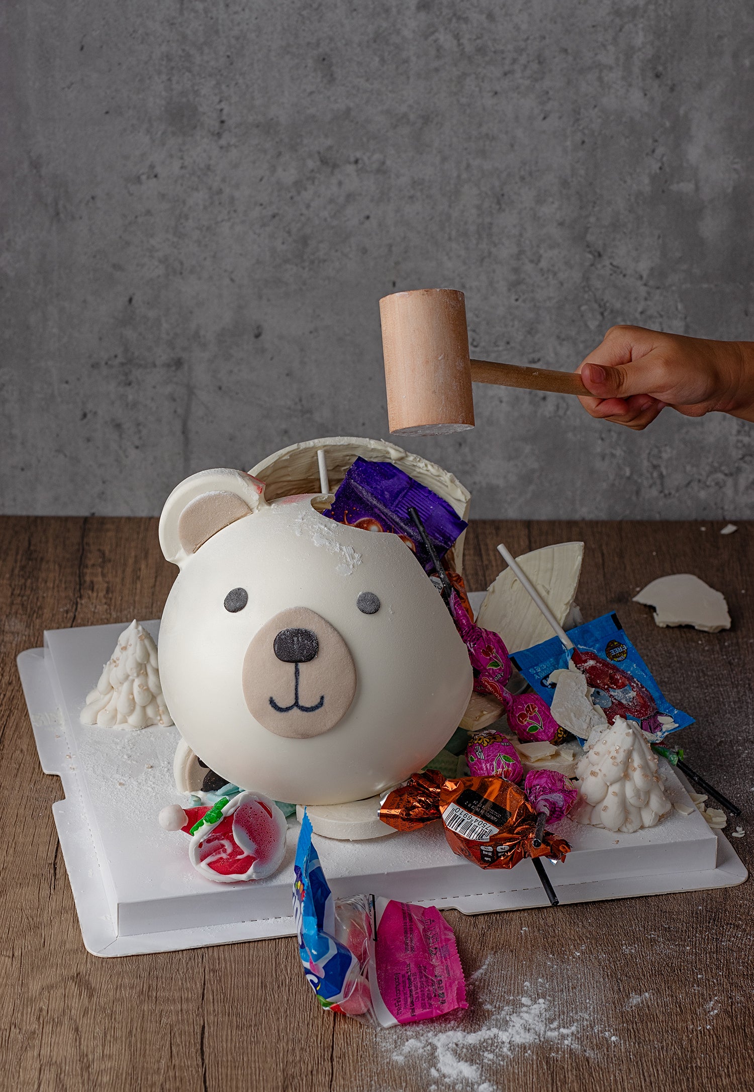 Polar Bear Pinata Winter Onederland Birthday. Baby hot Bear Pinata