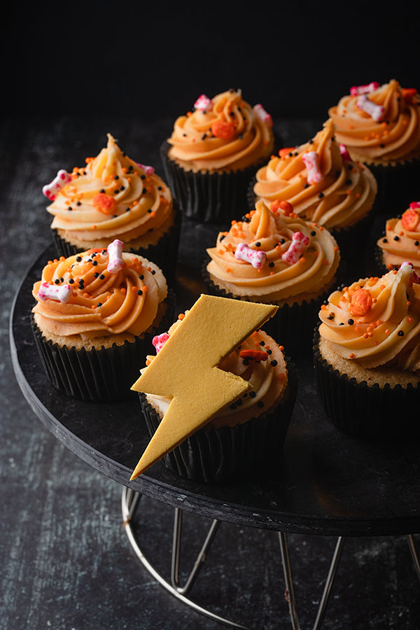 Butterbeer cupcakes