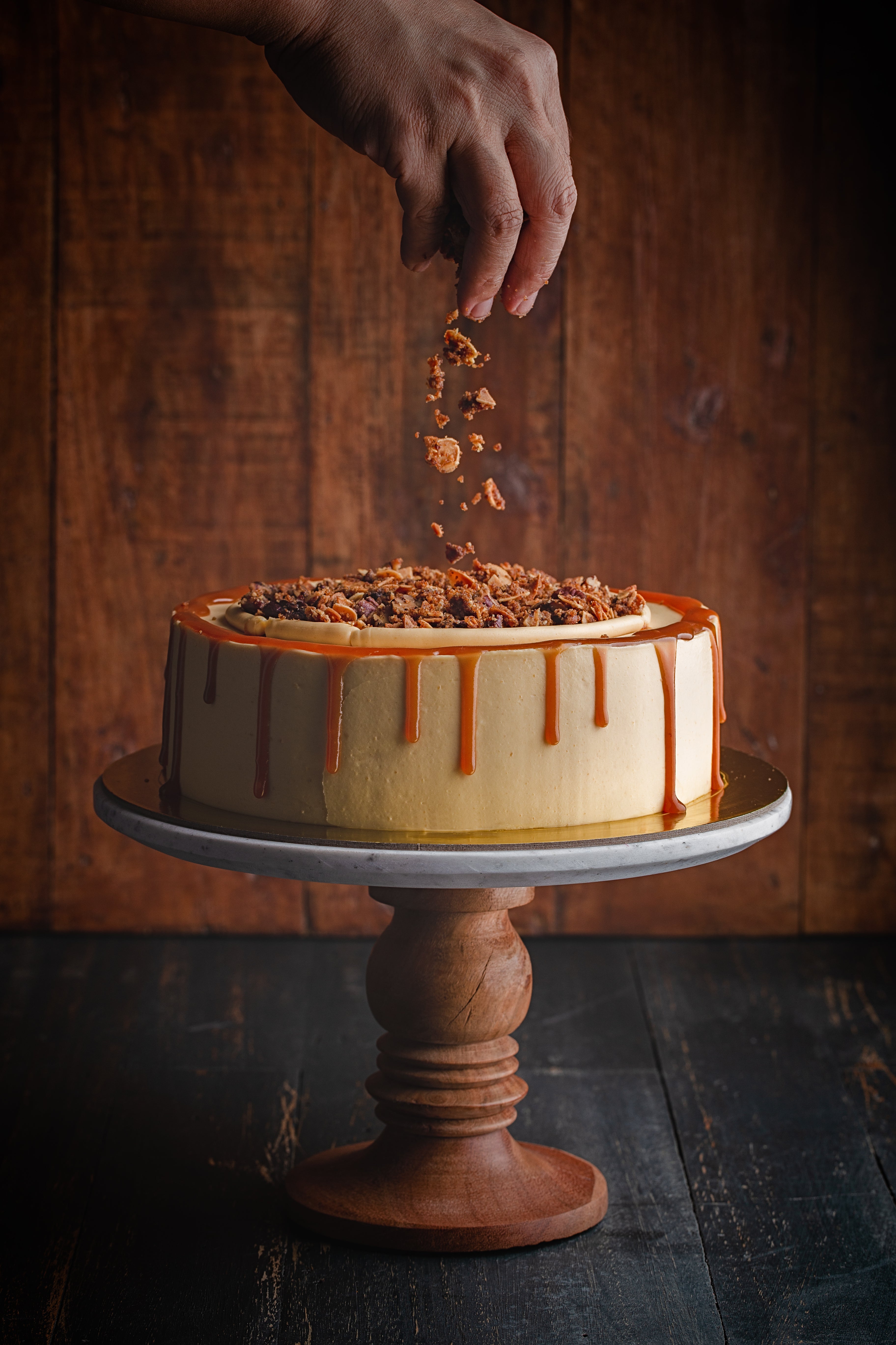 Salted Caramel Peanut Butter Chocolate Cake - Goodie Godmother